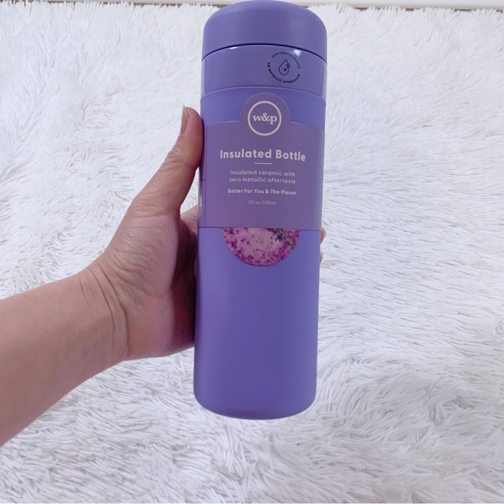 W&P Porter 20 oz Insulated Bottle in purple lavender